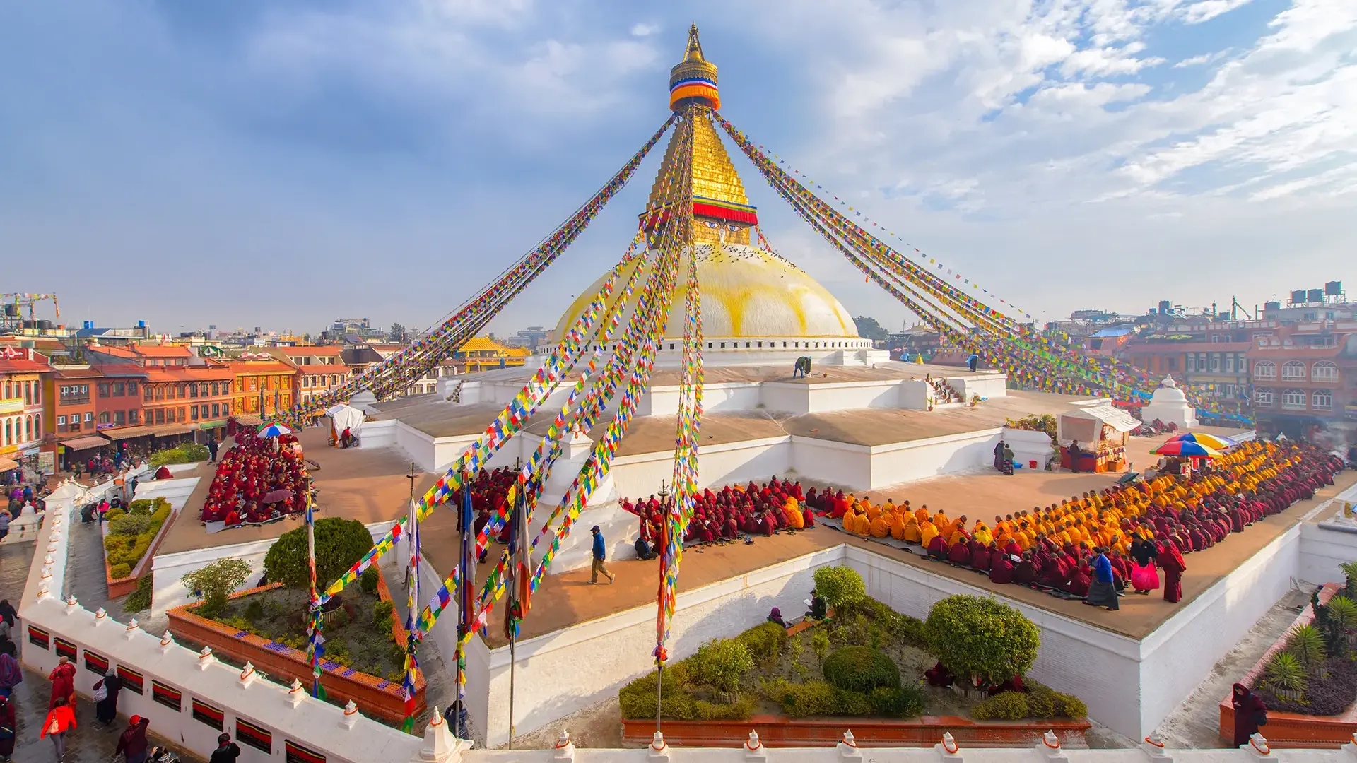 Boudhnath Stupa Morning Prayer